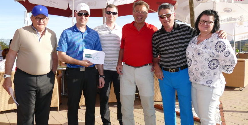 Angolfen Panorama Golf am 15. April 2018. Die Nettosieger