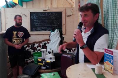 Weinhügelfest Golf-Open am 21. Mai 2018 bei Panorama-Golf. Die Siegerehrung.